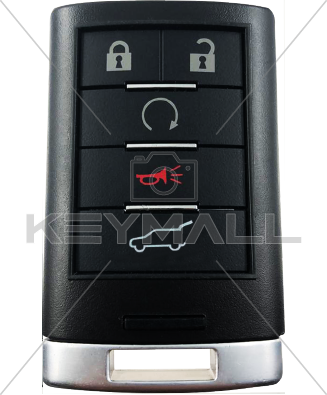 LLAVE CONTROL CADILLAC PROX FCC NBG009768T 5B TAPA Regata 315MHZ B NEGRA