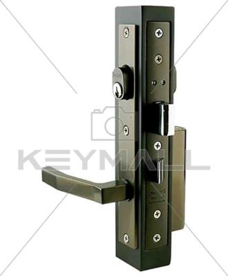 CERRADURA PHILLIPS PERFILES ALUMINIO MOD 575 JALADERA MANIJA CILINDRO LL LL 60MM BRONCE CAJA