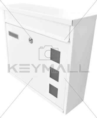 BUZON DE ACERO GALVANIZADO HANDY HOME 36X31.5X10.5 CMS BLANCO