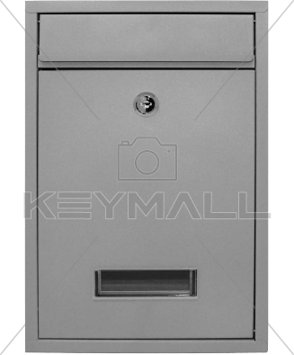 BUZON DE ACERO GALVANIZADO HANDY HOME 22X32X8CM Plata