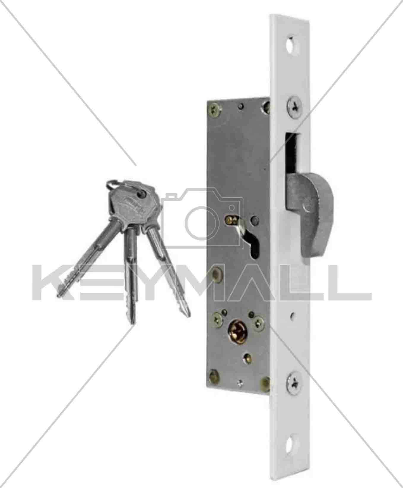 CERRADURA PHILLIPS PERFILES ALUMINIO MOD  X455 GANCHO GRIS CAJA