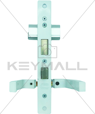 CERRADURA PHILLIPS PERFILES ALUMINIO MOD 575 MANIJA MANIJA CILINDRO LL LL 60MM BLANCO CAJA