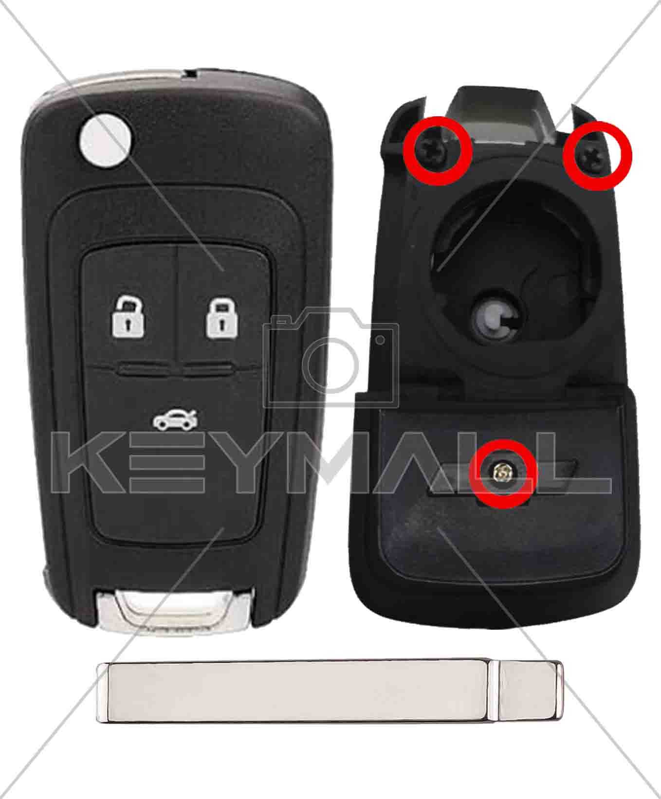 Carcasa Llave Control Chevrolet Flip Cavalier B Fcc Albs Sg