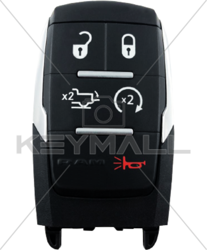 LLAVE CONTROL DODGE RAM PROX FCC GQ4-76T 434MHZ 5B Tapa y Encendido LIMITED