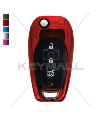 PROTECTOR TPU METALICO BRILLANTE PARA LLAVE CHEVROLET
