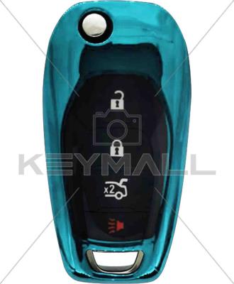 PROTECTOR TPU METALICO BRILLANTE PARA LLAVE CHEVROLET