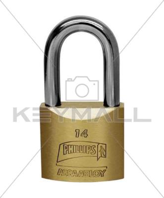 CANDADO PHILLIPS LATON MOD 14 50MM GANCHO LARGO CAJA