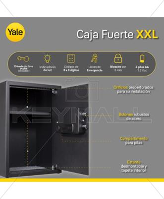 CAJA FUERTE ELECTRONICA YALE XXL ANE