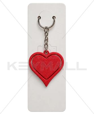 LLAVERO CORAZON PLÁSTICO 3D