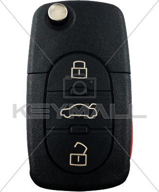 LLAVE CONTROL AUDI FLIP FCC MYT8Z0837231 315Mhz 4B TP25