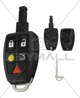 CARCASA LLAVE CONTROL VOLVO TIPO INSERTO 5B VOLVO202A-Carcasa Llave Control - KEY MALL